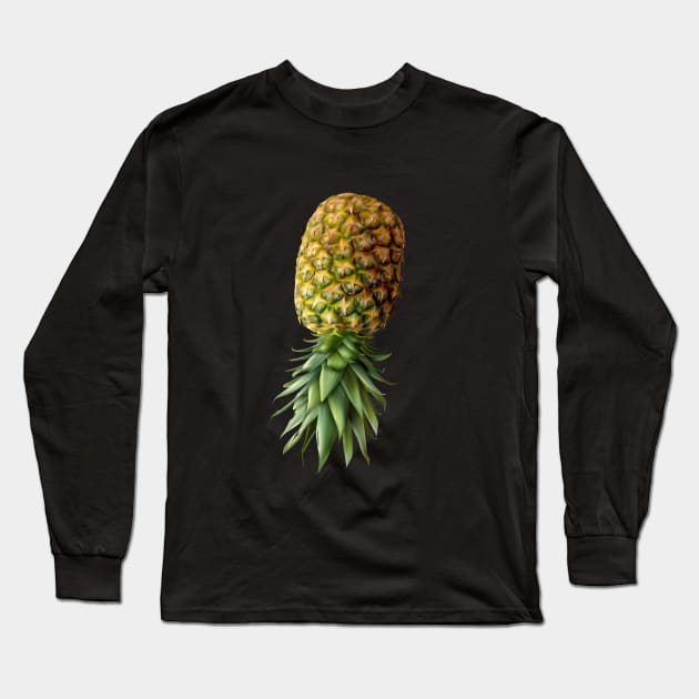 Upside Down Pineapple, Cruise Ship Swinger, Open Relationship, Swingers Pineapple Unisex Long Sleeve T-Shirt by Closeddoor